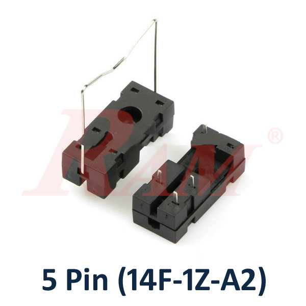 Relay Socket Base 5pin | RAM Electronics website
